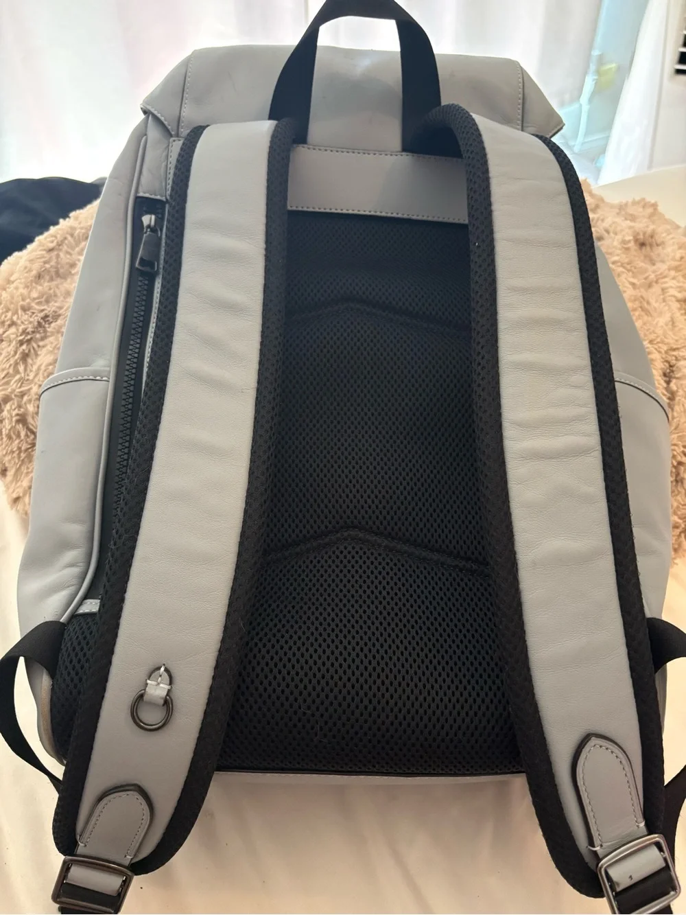 Coach Men's Backpack in Light Gray